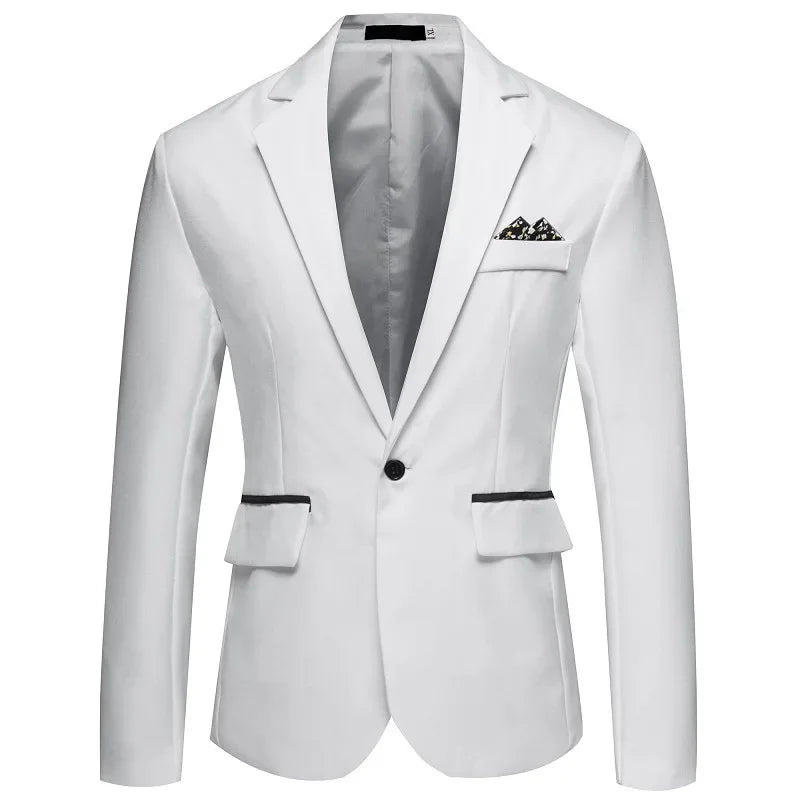 New Autumn Men's Western-style Suit Single-breasted Casual Cross-border Amazon Fashion Outdoor Wear Men's Blazer